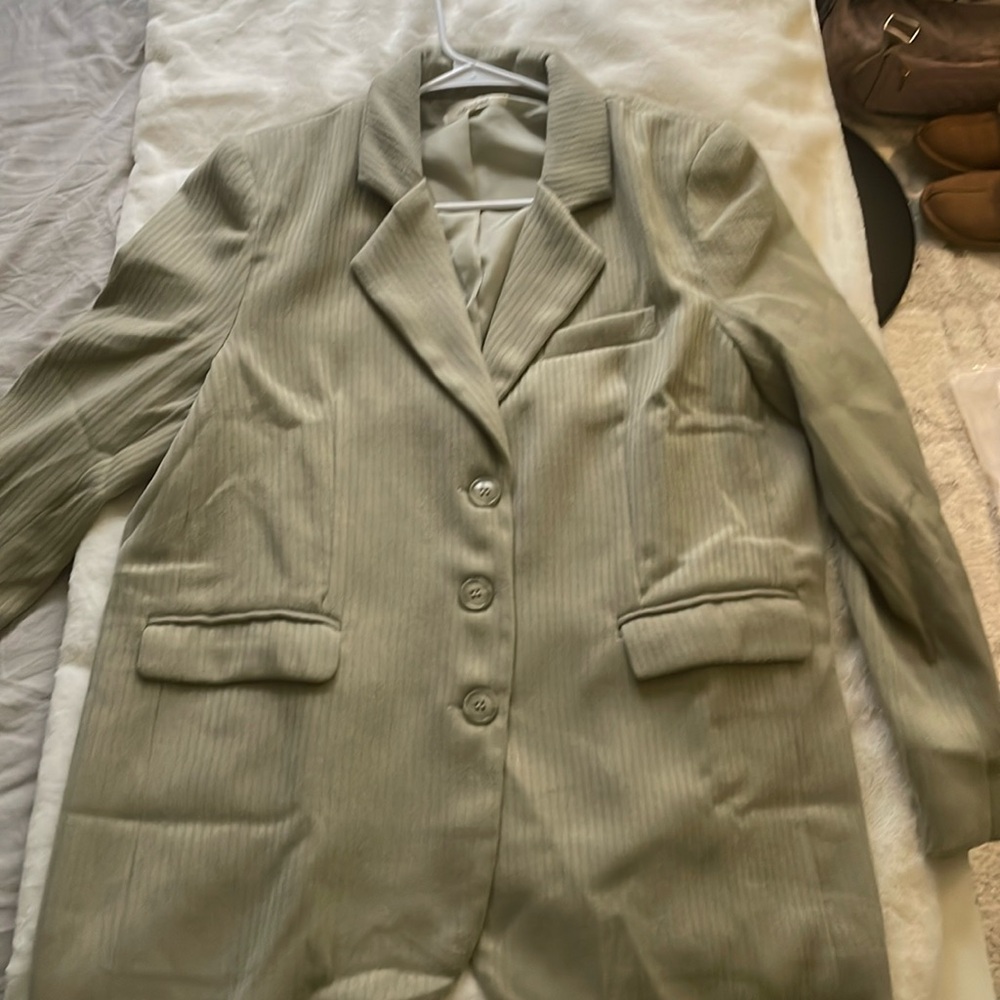 Oversized Pistachio Blazer